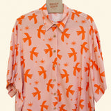 CAMISA PAZ ROSA AVES