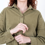 CAMISA DE PANA CECILIA VERDE