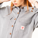 CAMISA BESSIE GREY DAWN