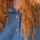 CAMISA BESSIE AZUL