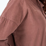 CAMISA DE PANA CECILIA MARRÓN