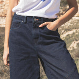 MALENI KNEE RINSED BLUE