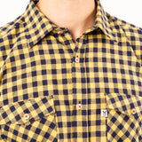 CAMISA FURAY MUSTARD PLAID FLANNEL