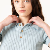 POLO DE MUJER FLORINDA AZUL CIELO