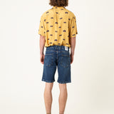 JAY VINTAGE DARK BLUE MEN'S DENIM SHORTS