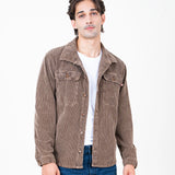 CAMISA DE PANA MILTON WORKER MARRON