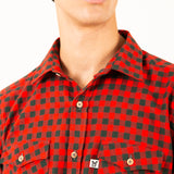 CAMISA FURAY RED PLAID FLANNEL