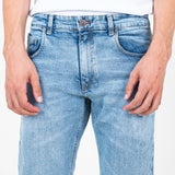 PANTALONES VAQUEROS SLIM DE HOMBRE FLAMINGO LIGHT BLUE