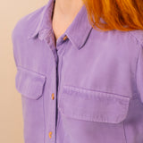 CAMISA BILLIE LILA BIG POCKET