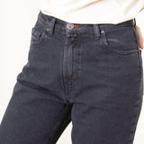 MOMFIT TULSA OLD BLACK WOMEN'S JEANS