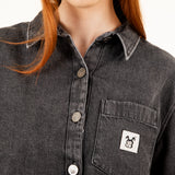 CAMISA PIXIE GREY VINTAGE DENIM
