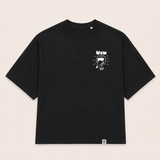 CAMISETA NEGRA WOW DOG OVERSIZE