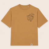 CAMISETA MARRON COSMIC SUN OVERSIZE