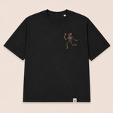 CAMISETA SKULL DRIVER NEGRA OVERSIZE