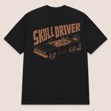 CAMISETA SKULL DRIVER NEGRA OVERSIZE