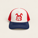 GORRA TRUCKER ROJO CONEJO