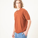 POLO SAZA MARRON TIERRA