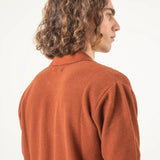 POLO SAZA MARRON TIERRA