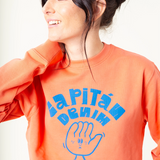 SUDADERA UNISEX ORANGE