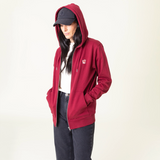 SUDADERA UNISEX CAPUCHA BURGUNDY