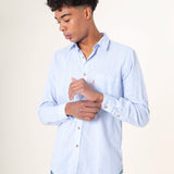 CAMISA DE HOMBRE LINO FURAY SKY BLUE