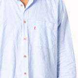 CAMISA DE HOMBRE LINO FURAY SKY BLUE