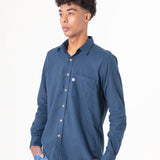 CAMISA DE HOMBRE LINO FURAY NAVY