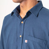 CAMISA DE HOMBRE LINO FURAY NAVY