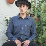 CAMISA DE HOMBRE FURAY WESTERN BLUE