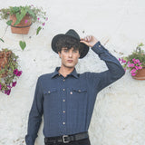 CAMISA DE HOMBRE FURAY WESTERN BLUE