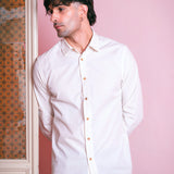 CAMISA DE HOMBRE RULFO BLANCO ROTO
