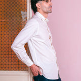 CAMISA DE HOMBRE RULFO BLANCO ROTO