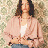 CAMISA DE MUJER DE TENCEL BESSIE PINK