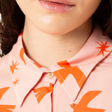 CAMISA PAZ ROSA AVES