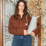 CAMISA DE MUJER DE TENCEL BILLIE CHESTNUT