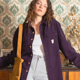 CAMISA DE MUJER DE TENCEL BILLIE PLUM