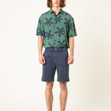 CAMISA GASSET FLORES VERDE