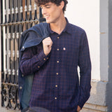 CAMISA DE HOMBRE FURAY BROWN PLAID