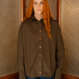 CAMISA DE MUJER NELIDA VERDE OSCURO