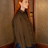 CAMISA DE MUJER NELIDA VERDE OSCURO