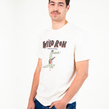 CAMISETA UNISEX BLANCA WILD RON