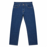 Capitandenim Ray Lightweight Rinsed Blue denim jeans for men, designed and made in Spain. Features a classic 5-pocket style and zip closure.
