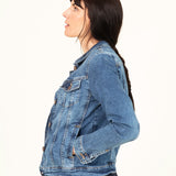 CAZADORA VAQUERA DE MUJER PATTI MID BLUE