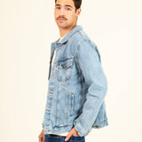 GINO LIGHT BLUE MEN'S DENIM JACKET