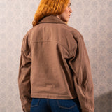 CHAQUETA DE MUJER CLARA MARRON