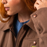 CHAQUETA DE MUJER CLARA MARRON