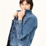 CAZADORA VAQUERA DE MUJER PATTI MID BLUE