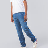 JEANS DE HOMBRE RAY MID USED BLUE LIGHTWEIGHT