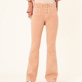 WOMEN'S BOOTCUT PANTS VAINICA OLD CORAL