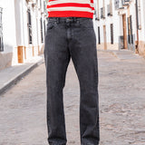 PANTALÓN VAQUERO DE HOMBRE LUCHO VINTAGE BLACK